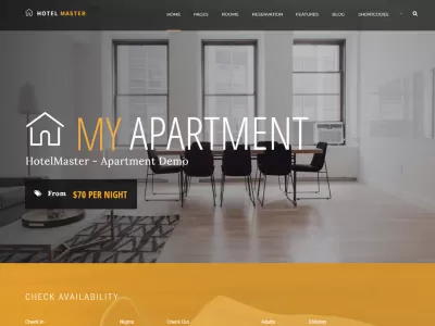 You will get hotel booking and real estate website on WordPress